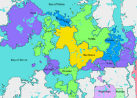 Political map of Moria